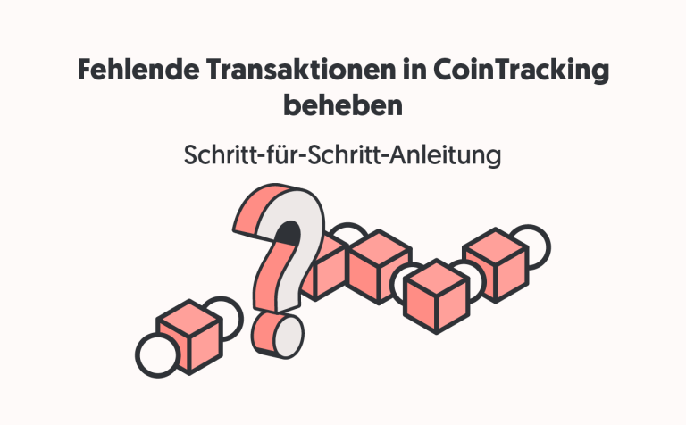 CoinTracking Fehlende Transaktionen